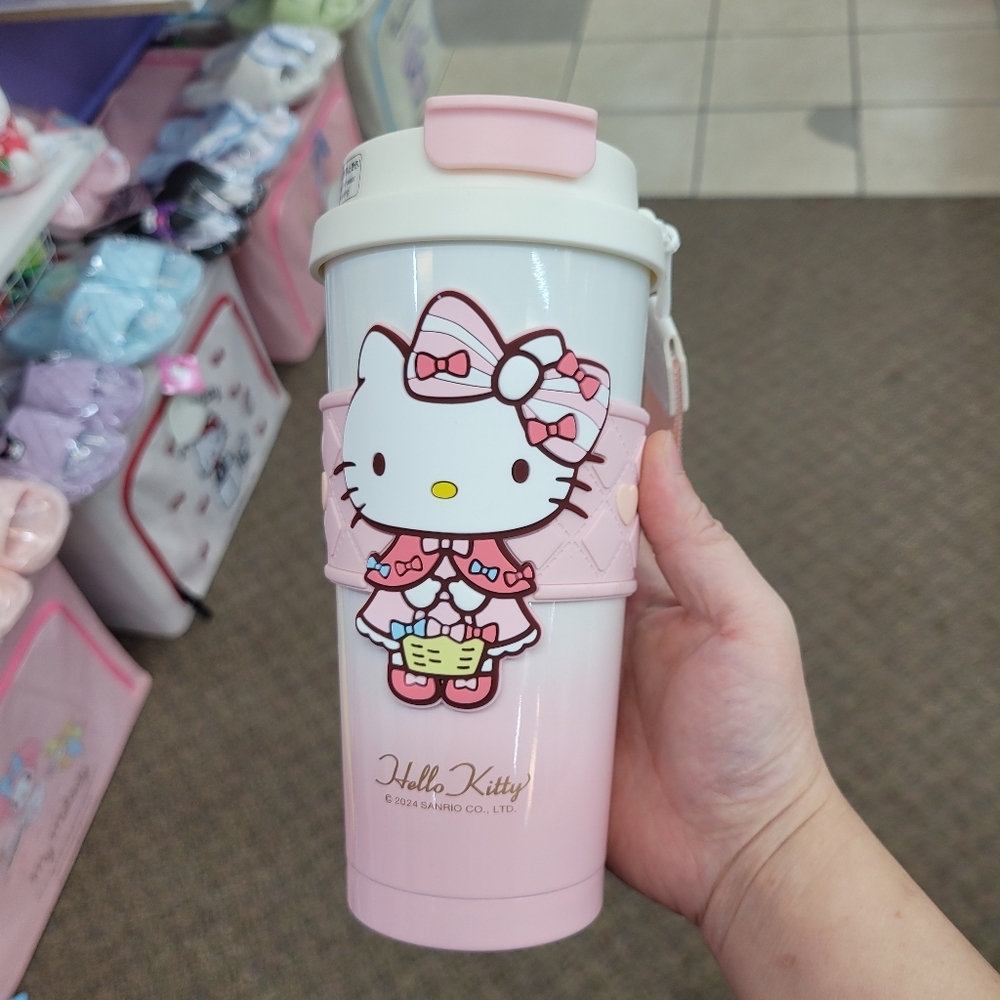 Brand New Sanrio Hello Kitty 520ml Thermal Cup White & Pink